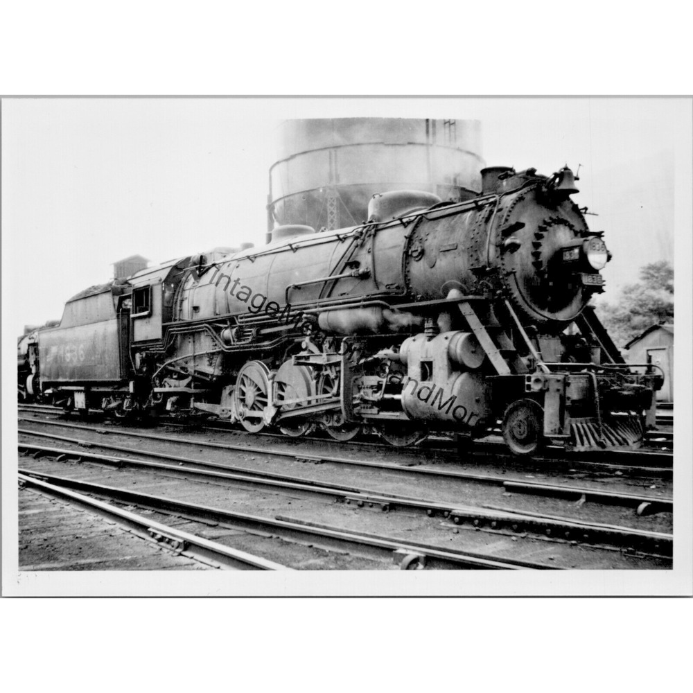 Vtg Louisville & Nashville Railroad 1836 Steam Locomotive 5"X7 Real Photo T2-115